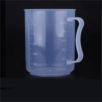 2 шт./лот пластиковый стакан объемом 500 мл со шкалой пластиковый мерный стакан пластиковый стаканчик с ручкой