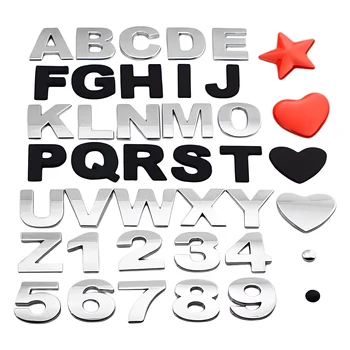 3D Металлические Хромированные Буквы Багажник Автомобиля DIY Логотип Номера Наклейка Для BMW X1 X3 X4 X5 X6 F48 F25 G01 F26 F15 G05 E72 F16 Аксессуары