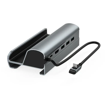 Док-станция USB C для паровой палубы с дисплеем 4K HD USB 3.0 для зарядки PD док-станция Ethernet для аксессуаров игровой палубы