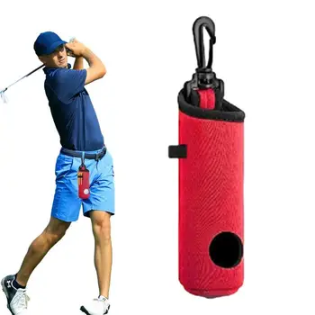 Зажим для держателя сумки для мяча, эластичная сумка для гольфа, чехол для переноски мяча для гольфа, легкий многофункциональный зажим для держателя сумки для мяча для гольфа многоразового использования
