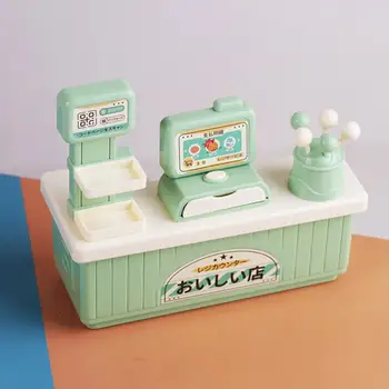 Игрушка для супермаркета с ролевыми играми, реалистичный кукольный домик, мини-кассовый аппарат, набор игрушек для детских игр с ролевыми играми, открывающийся ящик