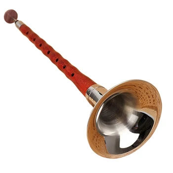 Китайский народный духовой музыкальный инструмент SuonaQuality Стержень из розового дерева, профессиональный инструмент ручной работы Suona Key of G