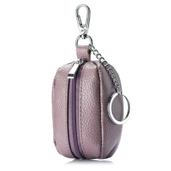 Кожаная милая многофункциональная сумка для ключей из мягкой кожи для домашнего хранения, нейтральная сумка для ключей, кошелек большой емкости, мужская и женская сумка для ключей