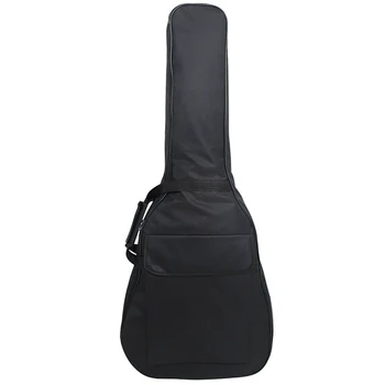 Новую 41-дюймовую гитарную сумку с подкладкой из полиэстера толщиной 8 мм Толщиной 210 мм можно носить на обоих плечах С боковыми карманами