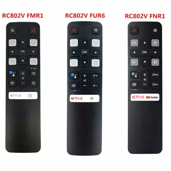 Новый Умный Дом TCL Инфракрасный Пульт Дистанционного Управления RC802V FMR1 RC802V FUR6 RC802V FNR1 для TCL Android 4K TV