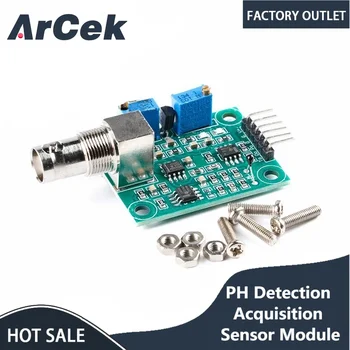 Определение значения PH жидкости, регулятор обнаружения, Модуль датчика, Контрольный измеритель, плата тестера PH 0-14 для Arduino