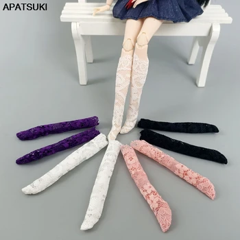 Сладкая принцесса, кружевные носки-трубочки карамельного цвета для аксессуаров для куклы Барби, носки для кукол Blythe Licca, детские игрушки 