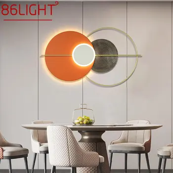 Современный настенный светильник 86LIGHT, светодиодный Креативный декор для внутреннего фона, Бра для дома, гостиной, спальни