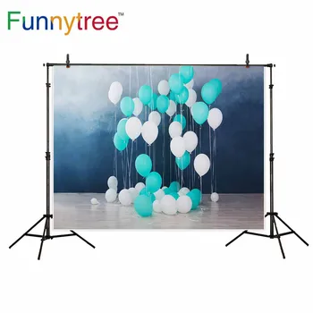Фон Funnytree для фотостудии, вечеринки по случаю дня рождения, комнаты с воздушными шарами, детского профессионального фона для фотосессии, photobooth